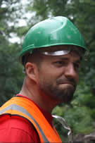 A puzzled site leader looks on. Photo: Gemma Bolton